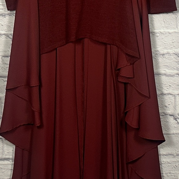 Burgundy high low top multi media Diane Gilman - Picture 6 of 12